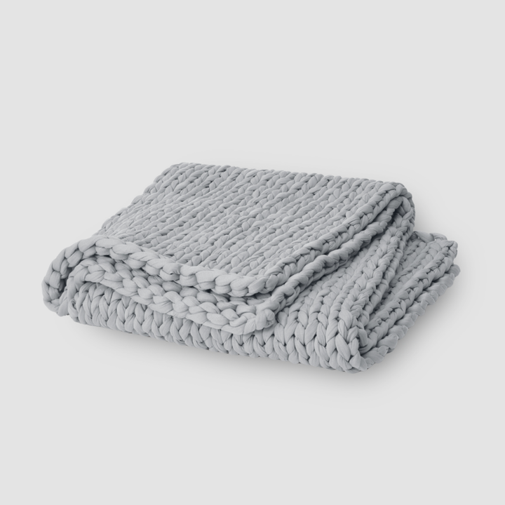 Coperta Ponderata Rinfrescante in Maglia Grossa per Dormire
