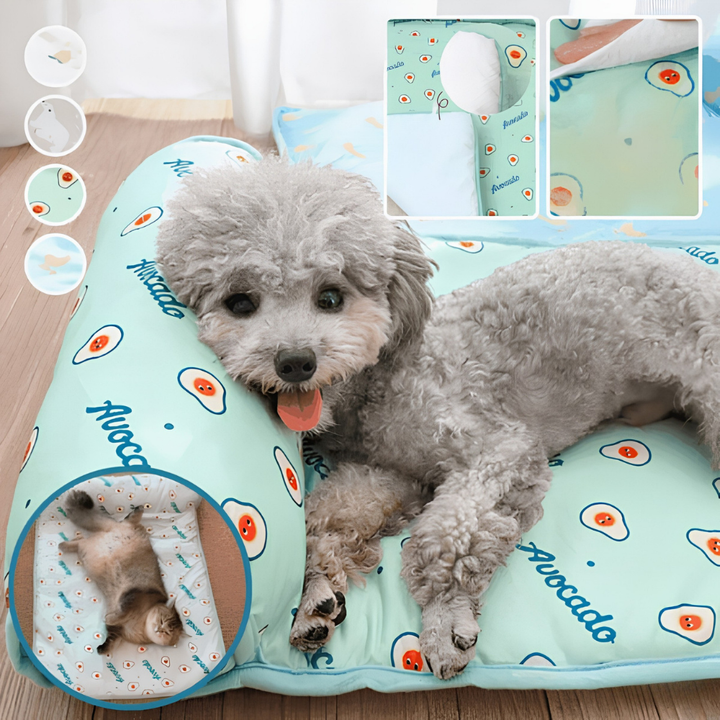 Dog Cooling Mat Soft Supportive Design Pet Comfort