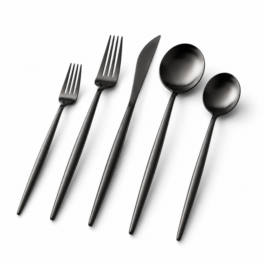 Cutlery Set Stainless Steel Modern Minimalist Dining Utensils