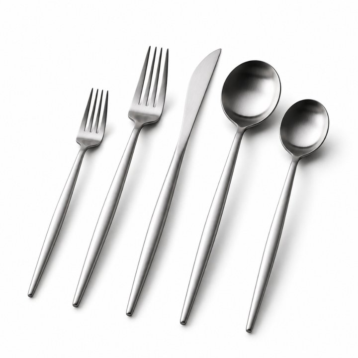 Cutlery Set Stainless Steel Modern Minimalist Dining Utensils