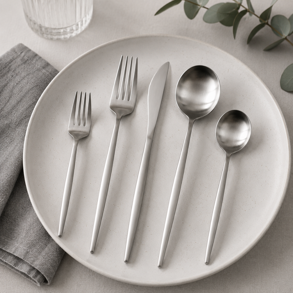 Stainless Steel Flatware Set Modern Modern Flatware Set