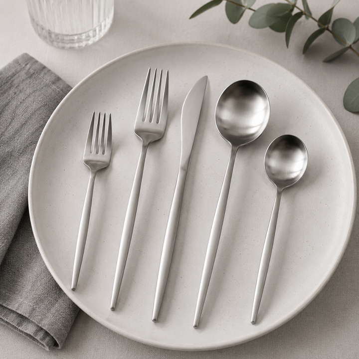 Stainless Steel Flatware Set Modern Modern Flatware Set