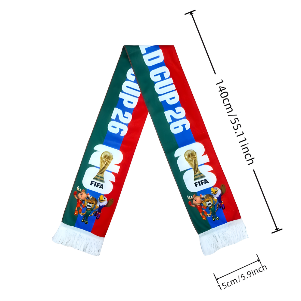 Soccer Scarf World Cup USA Flag Fan Woven Supporter