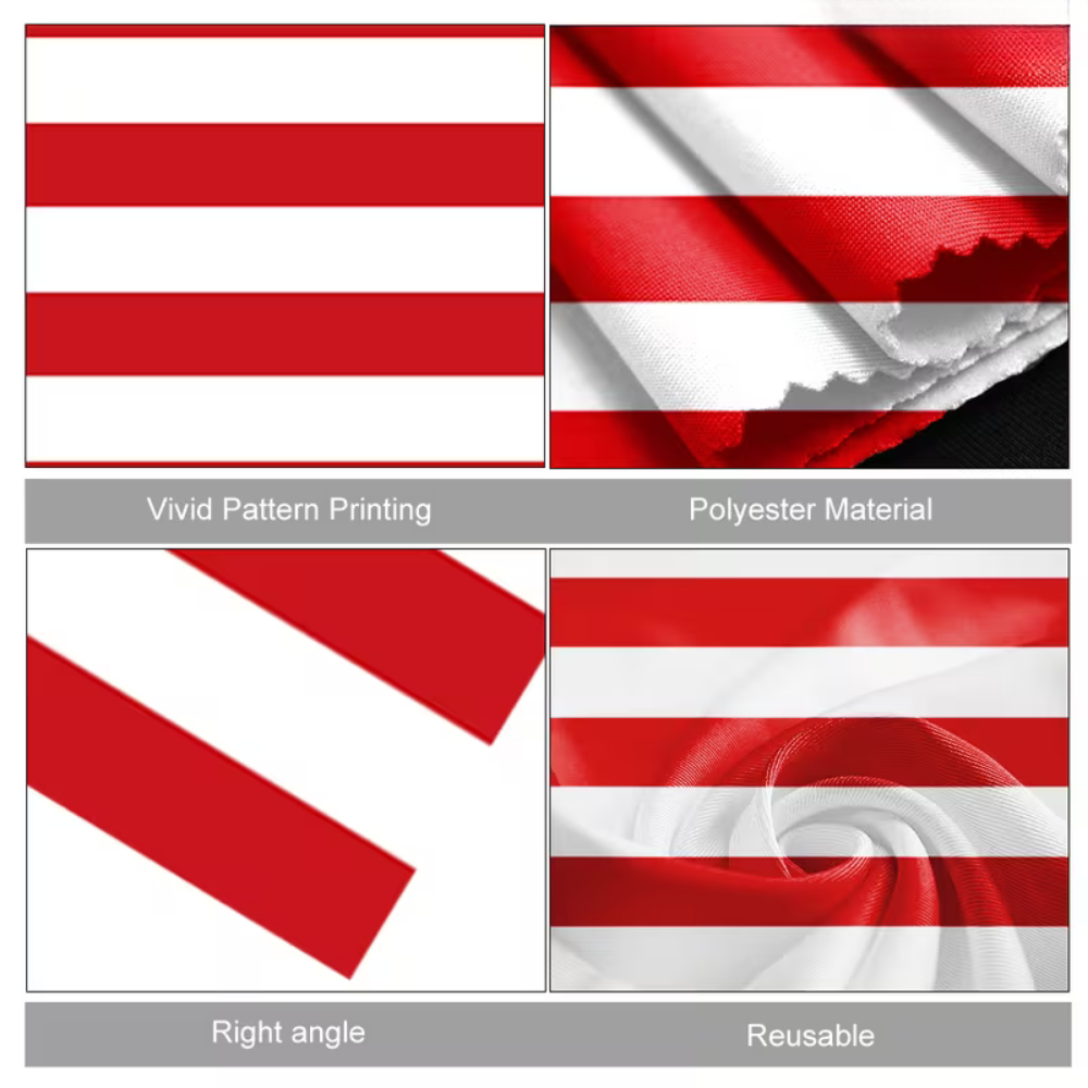 USA Flag World Cup Fan Cape Banner Polyester Stadium Wear