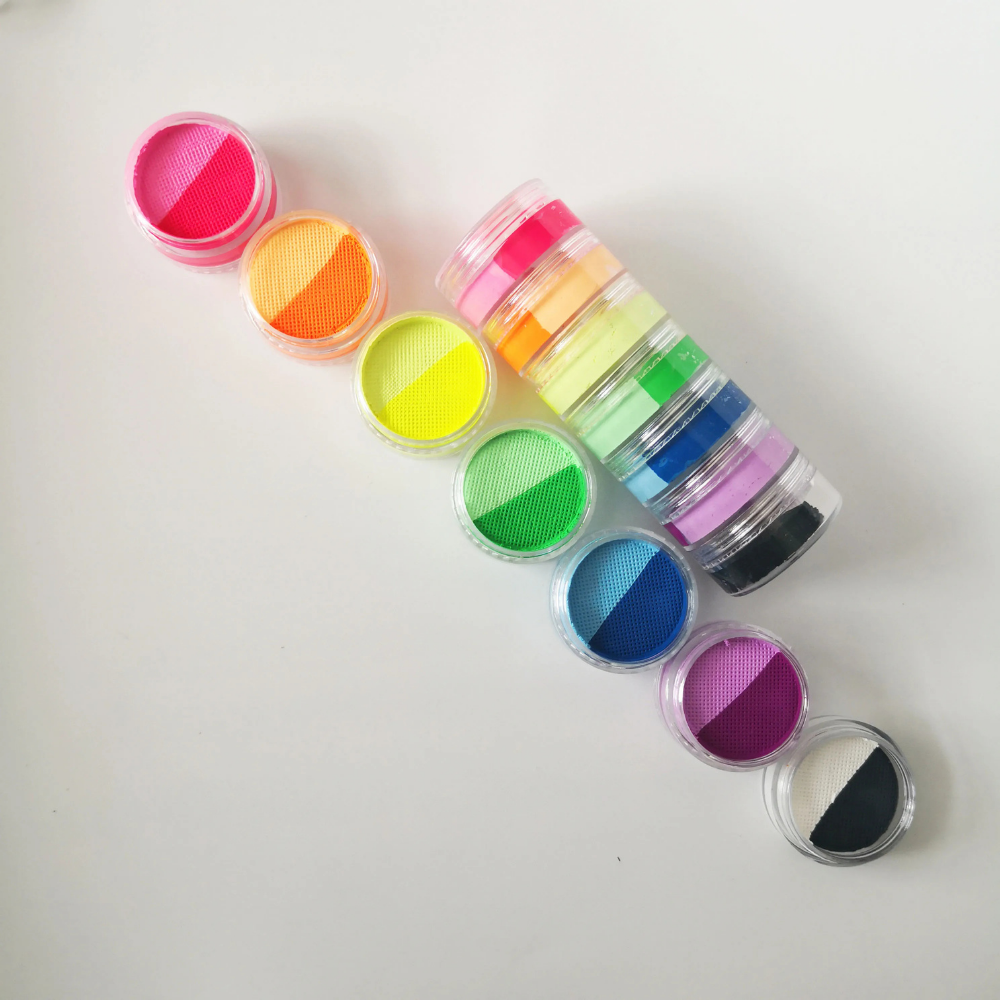 Body Paint Face Paint Set Rainbow Colors Washable Makeup World Cup