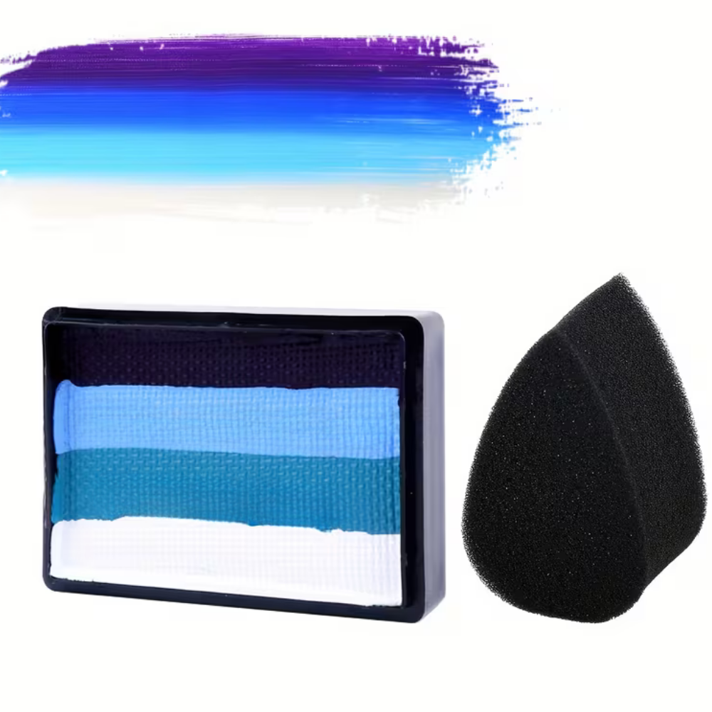 Set di pittura per il corpo Rainbow Split Cake, trucco per il viso, trucco UV, Coppa del Mondo