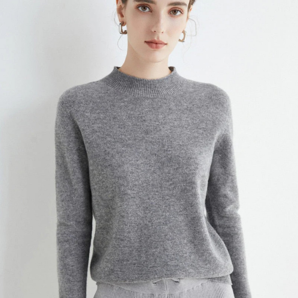 Maglione in cashmere e seta Maglione leggero a maglia Maglione in cashmere