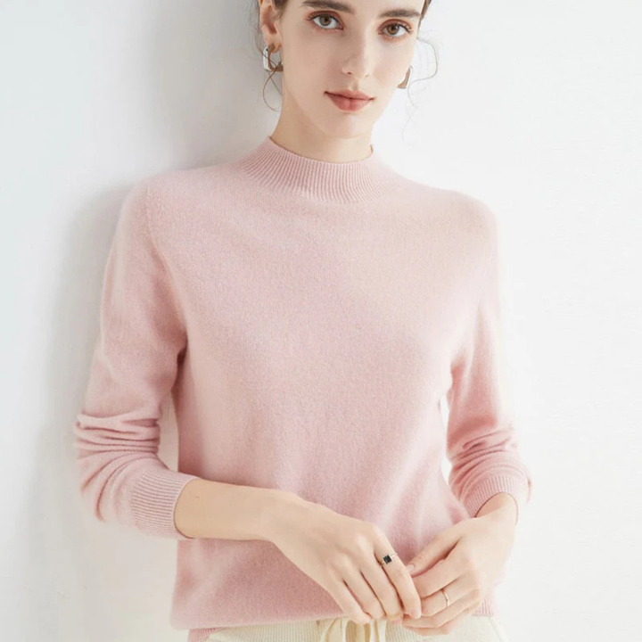 Maglione in cashmere e seta Maglione leggero a maglia Maglione in cashmere