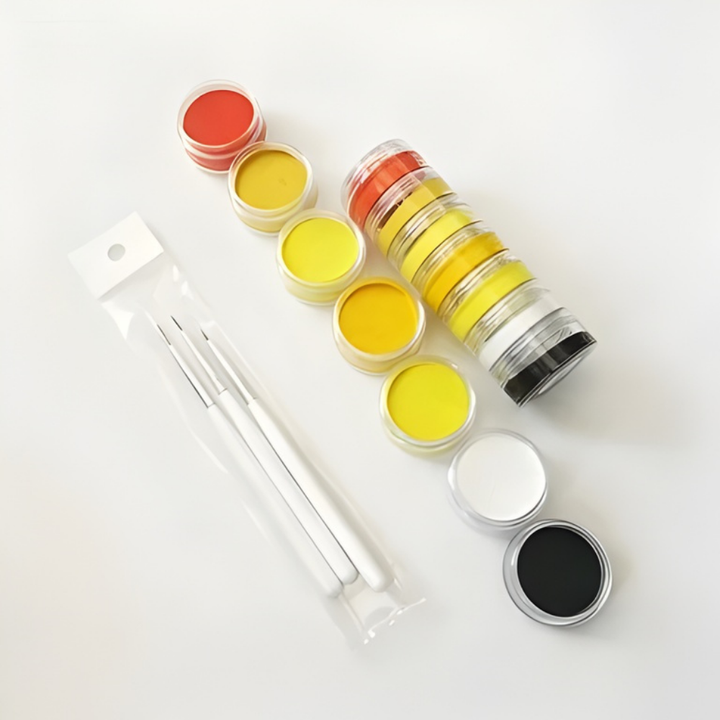 Body Paint Face Paint Set Rainbow Colors Washable Makeup World Cup
