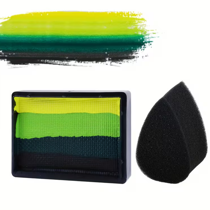 Set di pittura per il corpo Rainbow Split Cake, trucco per il viso, trucco UV, Coppa del Mondo