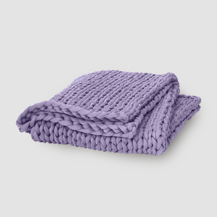 Coperta Ponderata Rinfrescante in Maglia Grossa per Dormire
