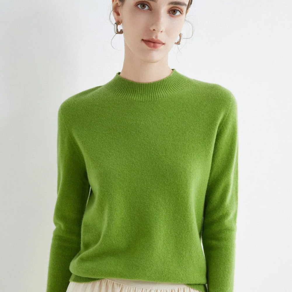 Maglione in cashmere e seta Maglione leggero a maglia Maglione in cashmere