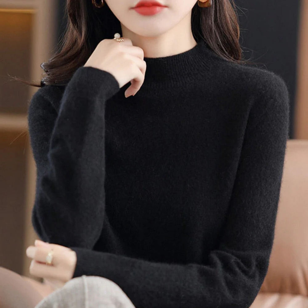 Maglione in cashmere e seta Maglione leggero a maglia Maglione in cashmere