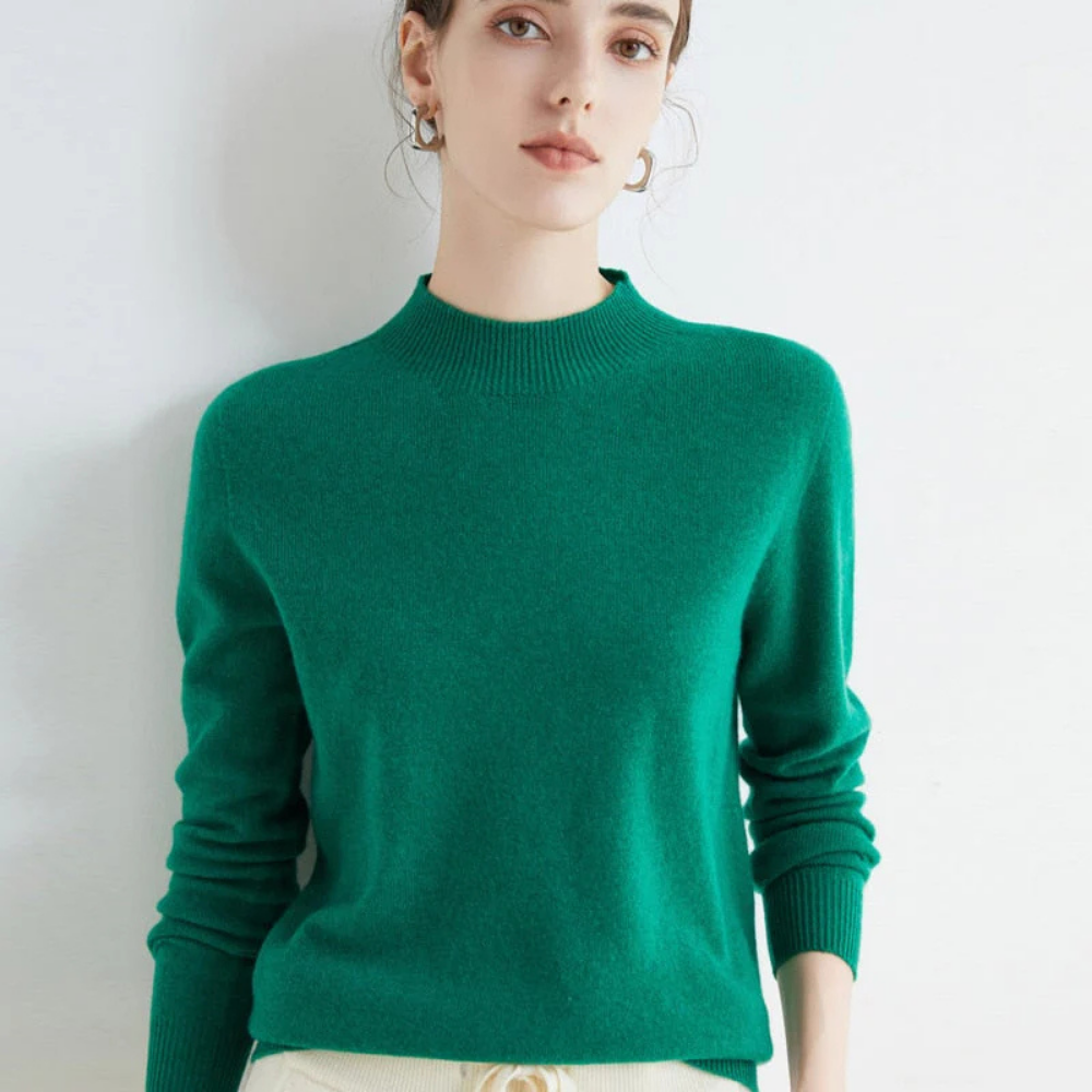 Maglione in cashmere e seta Maglione leggero a maglia Maglione in cashmere