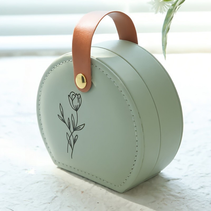 Schmuckbox Reiseorganizer Personalisierte Etui Kompakte Aufbewahrung Muttertag