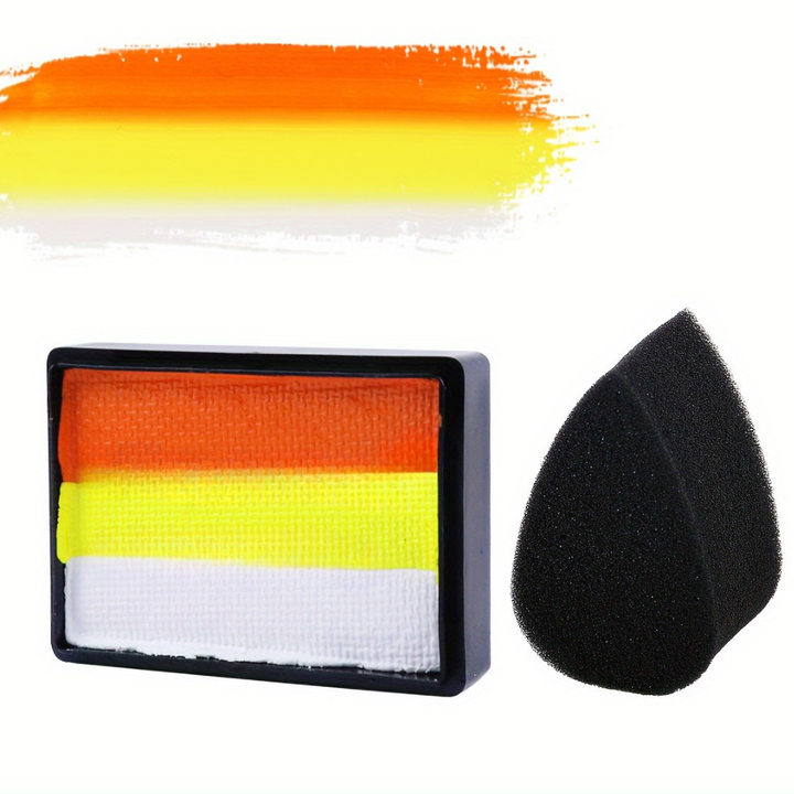 Set di pittura per il corpo Rainbow Split Cake, trucco per il viso, trucco UV, Coppa del Mondo