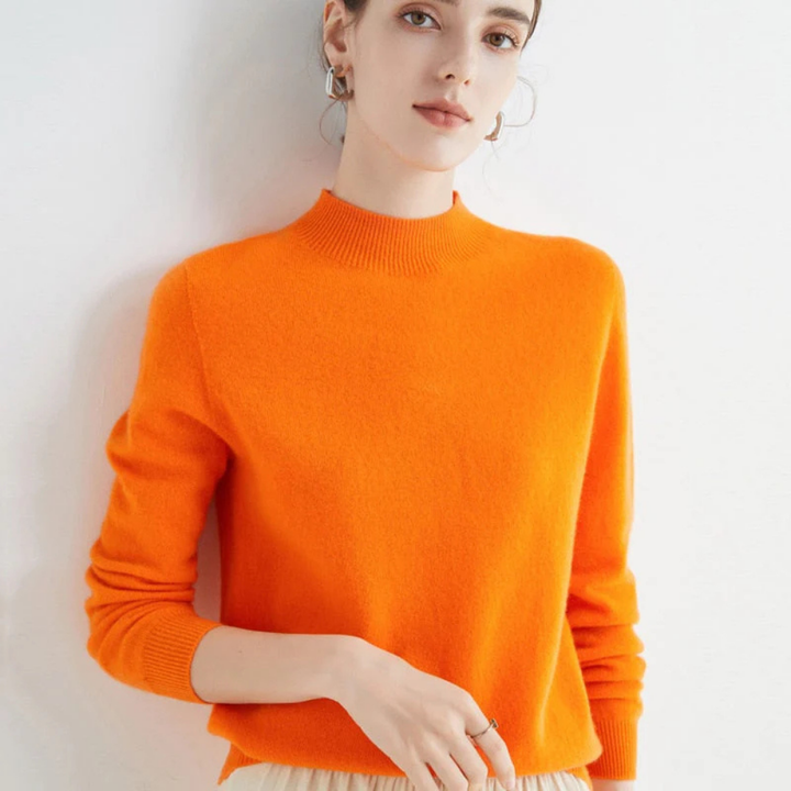 Maglione in cashmere e seta Maglione leggero a maglia Maglione in cashmere