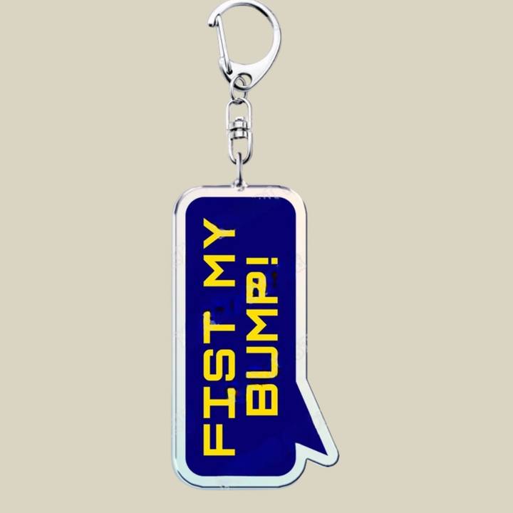 Přívěsek na klíče Bunnycat Space Mission Crest kovový klíčenka dárek