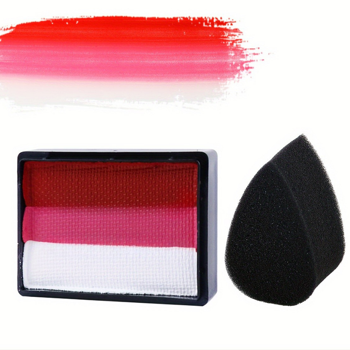 Set di pittura per il corpo Rainbow Split Cake, trucco per il viso, trucco UV, Coppa del Mondo