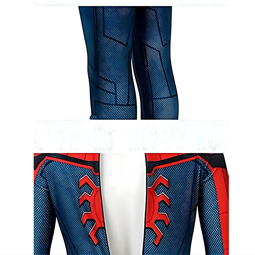 Superhelden-Kostüm Stretch Cosplay Bodysuit Masken-Set für Kinder und Erwachsene
