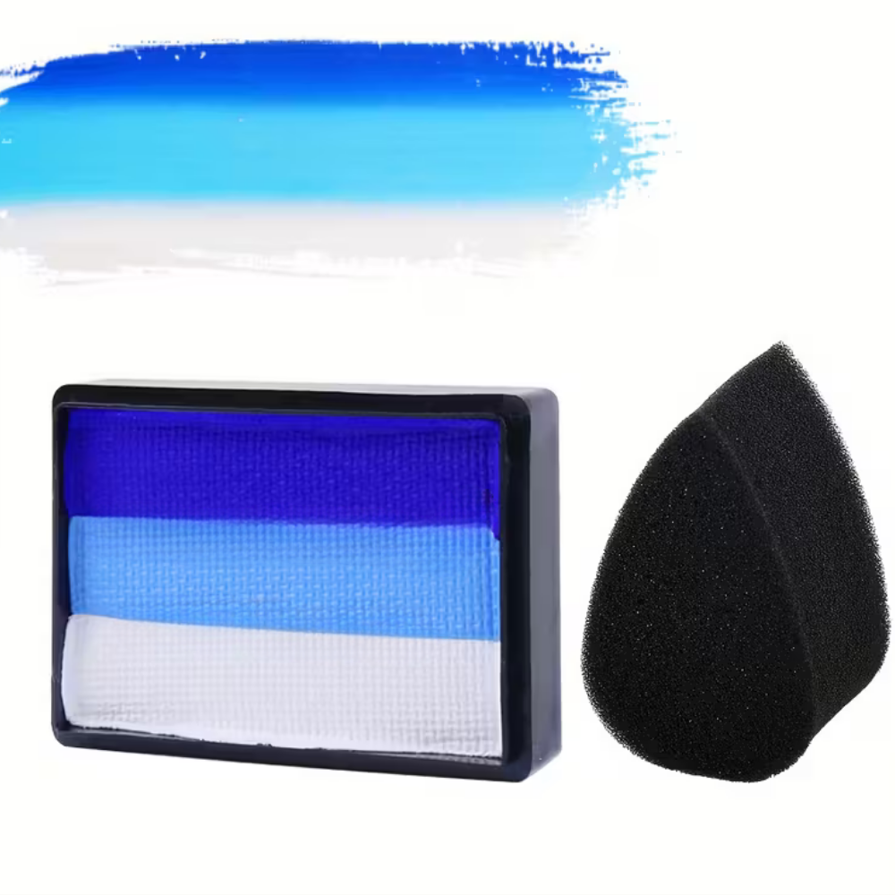 Set di pittura per il corpo Rainbow Split Cake, trucco per il viso, trucco UV, Coppa del Mondo