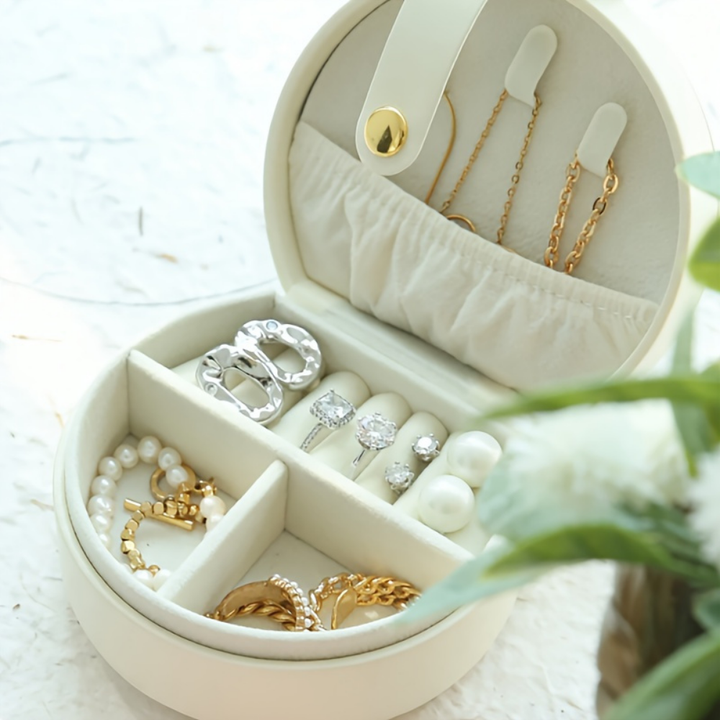 Schmuckbox Reiseorganizer Personalisierte Etui Kompakte Aufbewahrung Muttertag