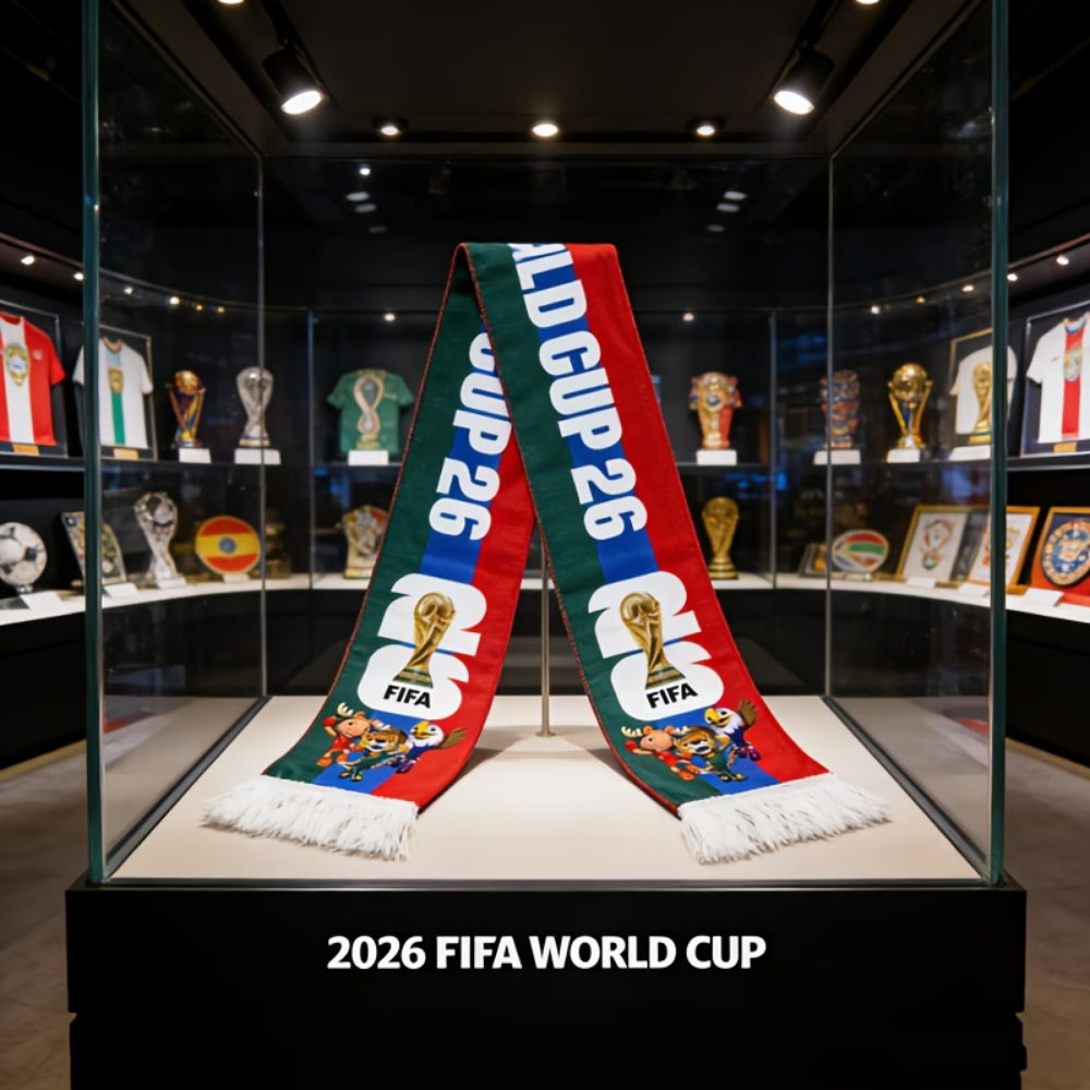 Soccer Scarf World Cup USA Flag Fan Woven Supporter