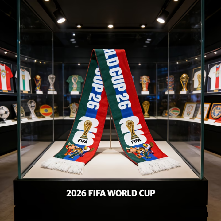 Soccer Scarf World Cup USA Flag Fan Woven Supporter