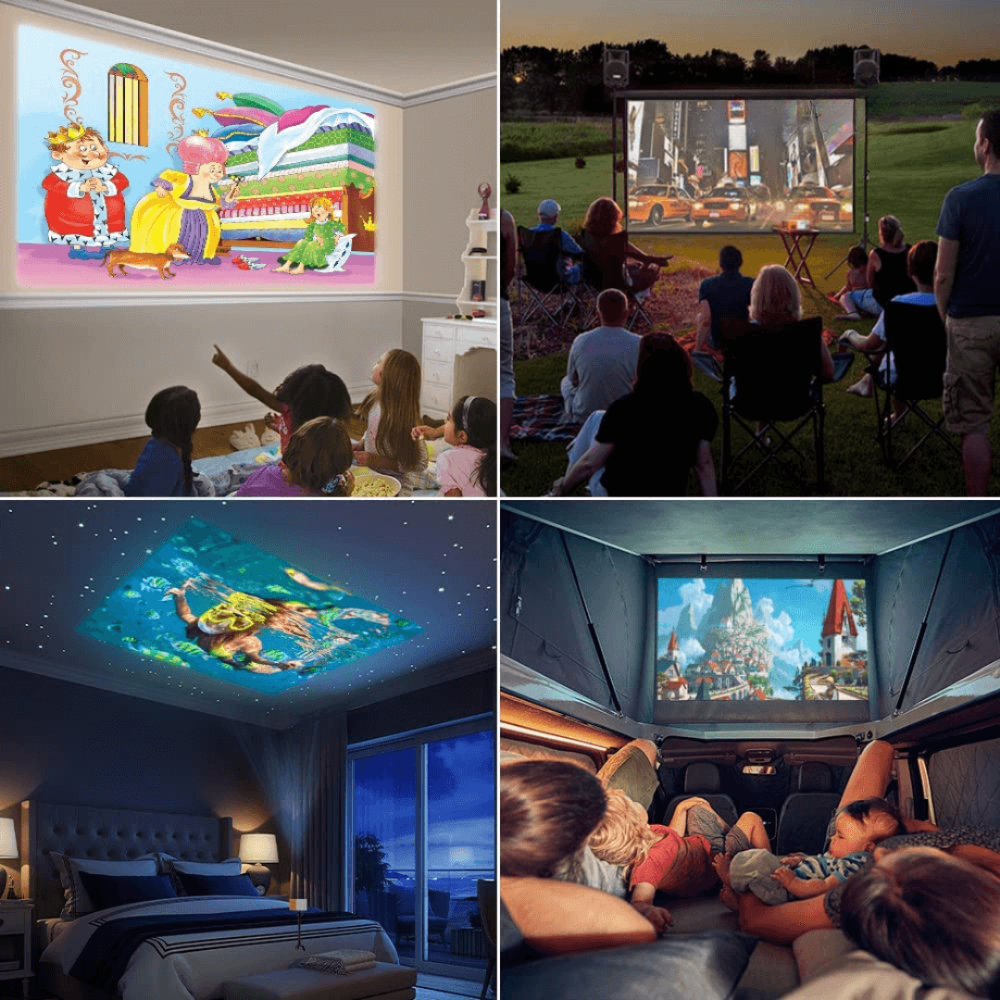 Weltcup Tragbarer Mini-Projektor Heimkino