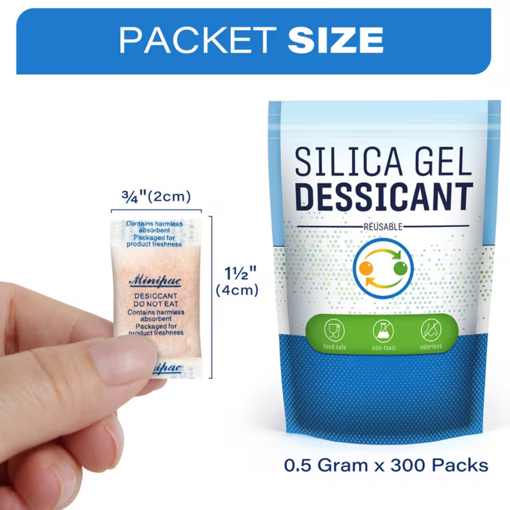 Dehumidifier Silica Gel Moisture Absorber Storage Packets