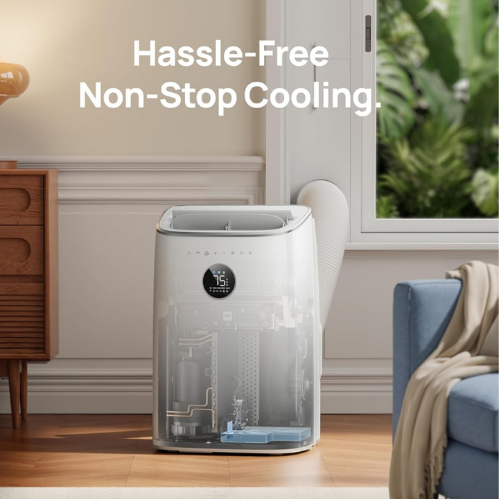 Portable Air Conditioner Unit Smart Cooling Fan Dehumidifier 8000 BTU