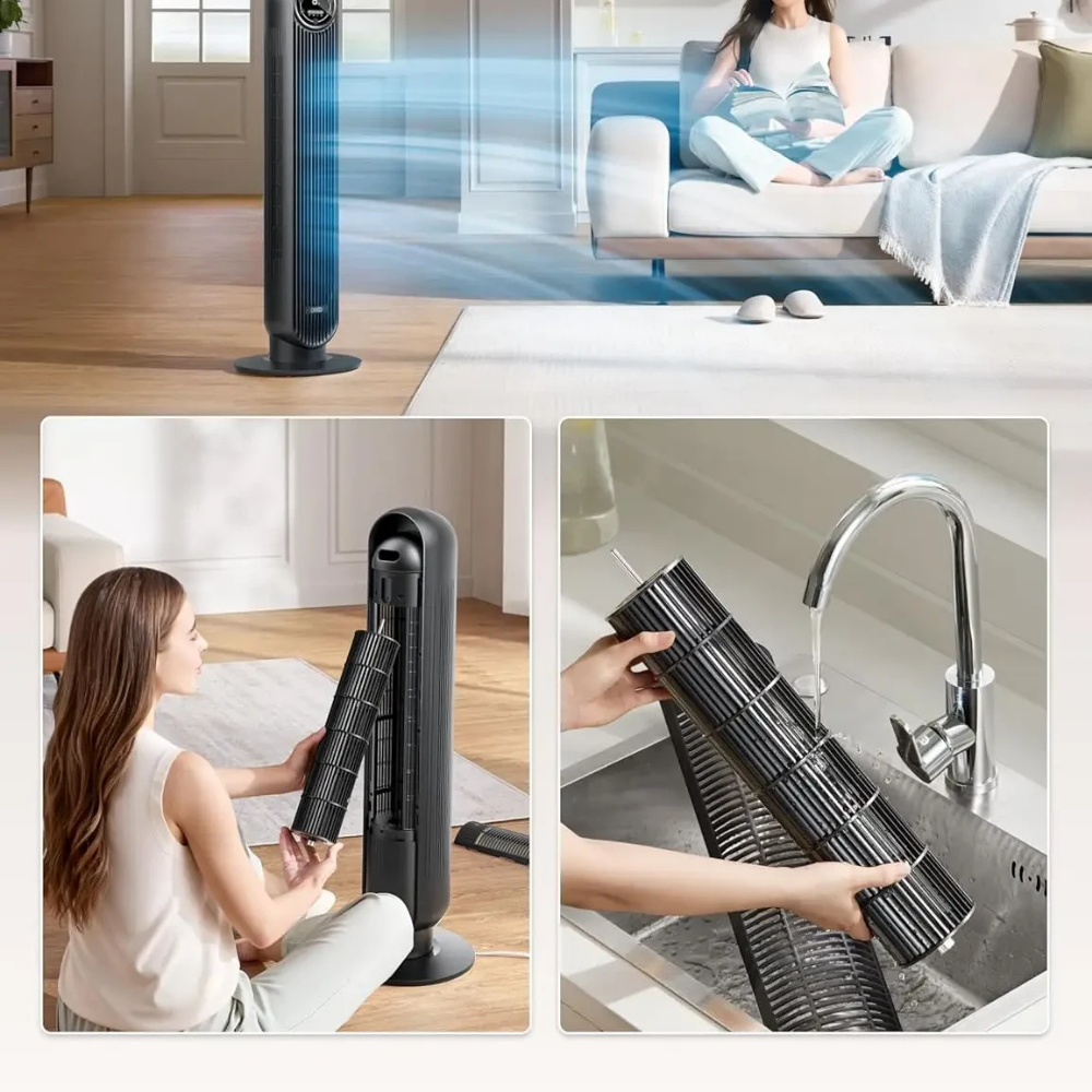 Cooling Tower Fan Oscillating 3-Speed Remote Control