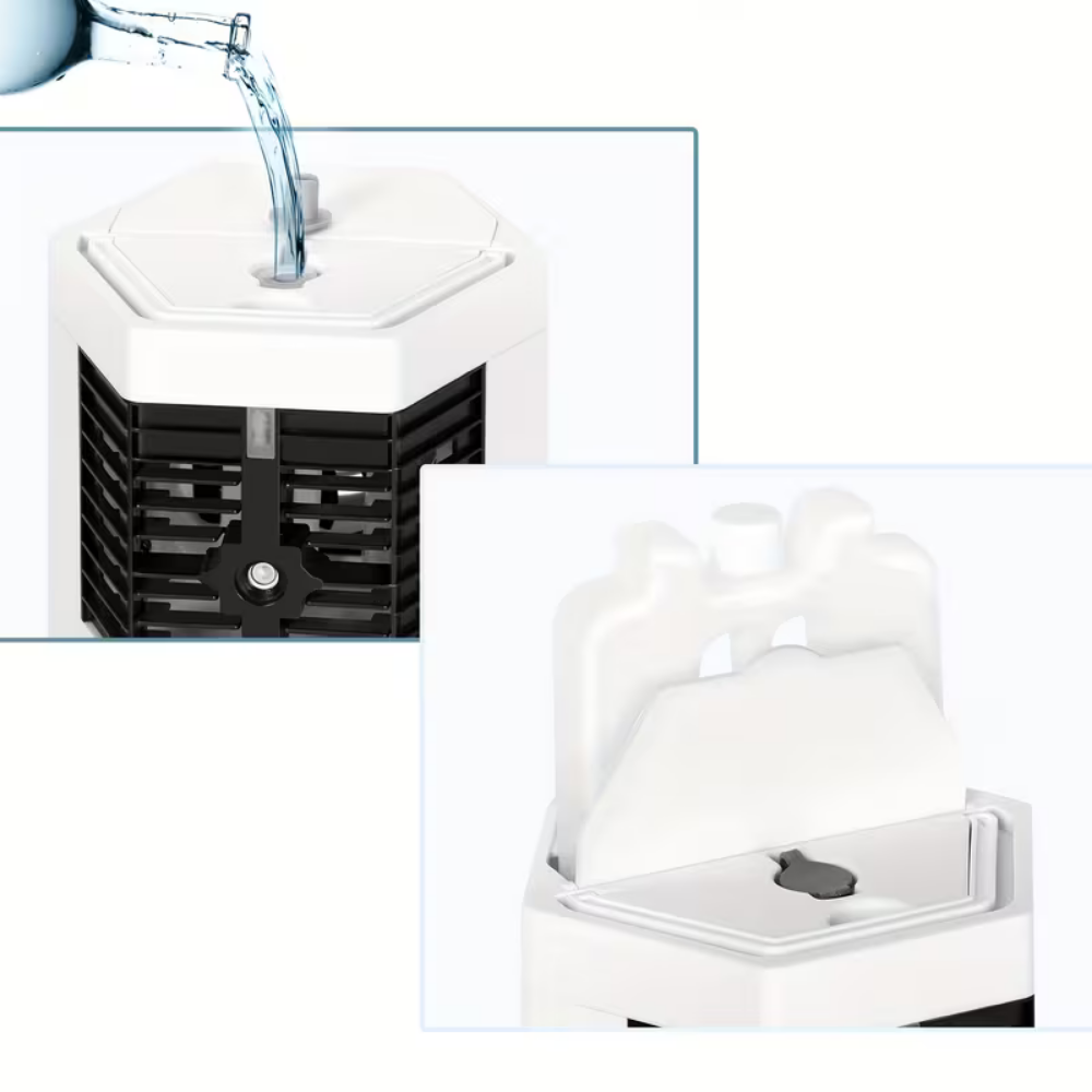 Portable Air Conditioner Mini Ice Air Cooler USB Desk Fan
