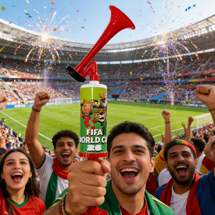 Corno ad Aria Portatile per Tifo Rumoroso Coppa del Mondo