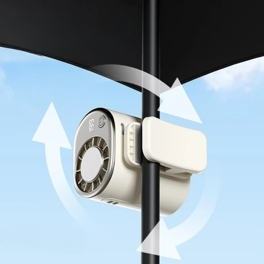 Cooling Clip On Fan USB Fan Adjustable Portable Mesh