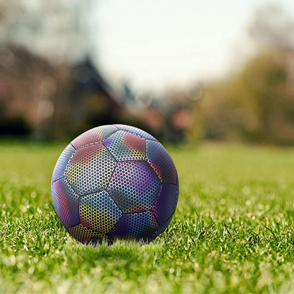 World Cup Reflective Soccer Ball Durable Outdoor Design Colorful
