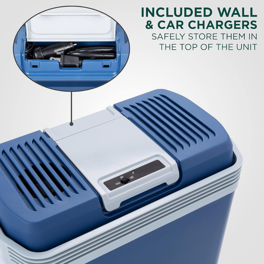 Mini frigorifero portatile refrigeratore e scaldavivande elettrico da viaggio