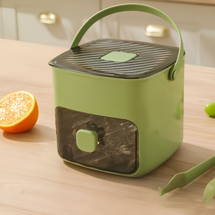 Vassoio Refrigerante per Ghiaccio con Capacità Grande, Contenitore di Conservazione per Congelatore