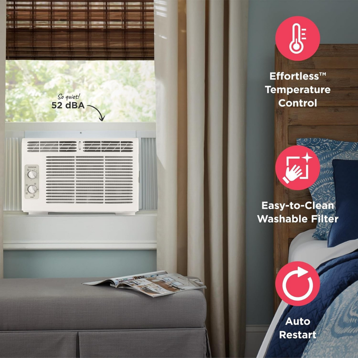 Window AC Unit Small Room Cooling Air Conditioner