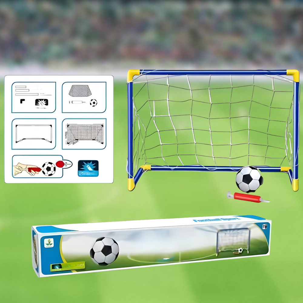 Rete da calcio per bambini Coppa del Mondo in plastica set portatile per allenamento