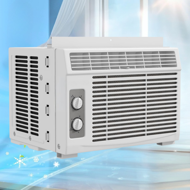 Window AC Unit Small Room Cooling Air Conditioner 5000 BTU