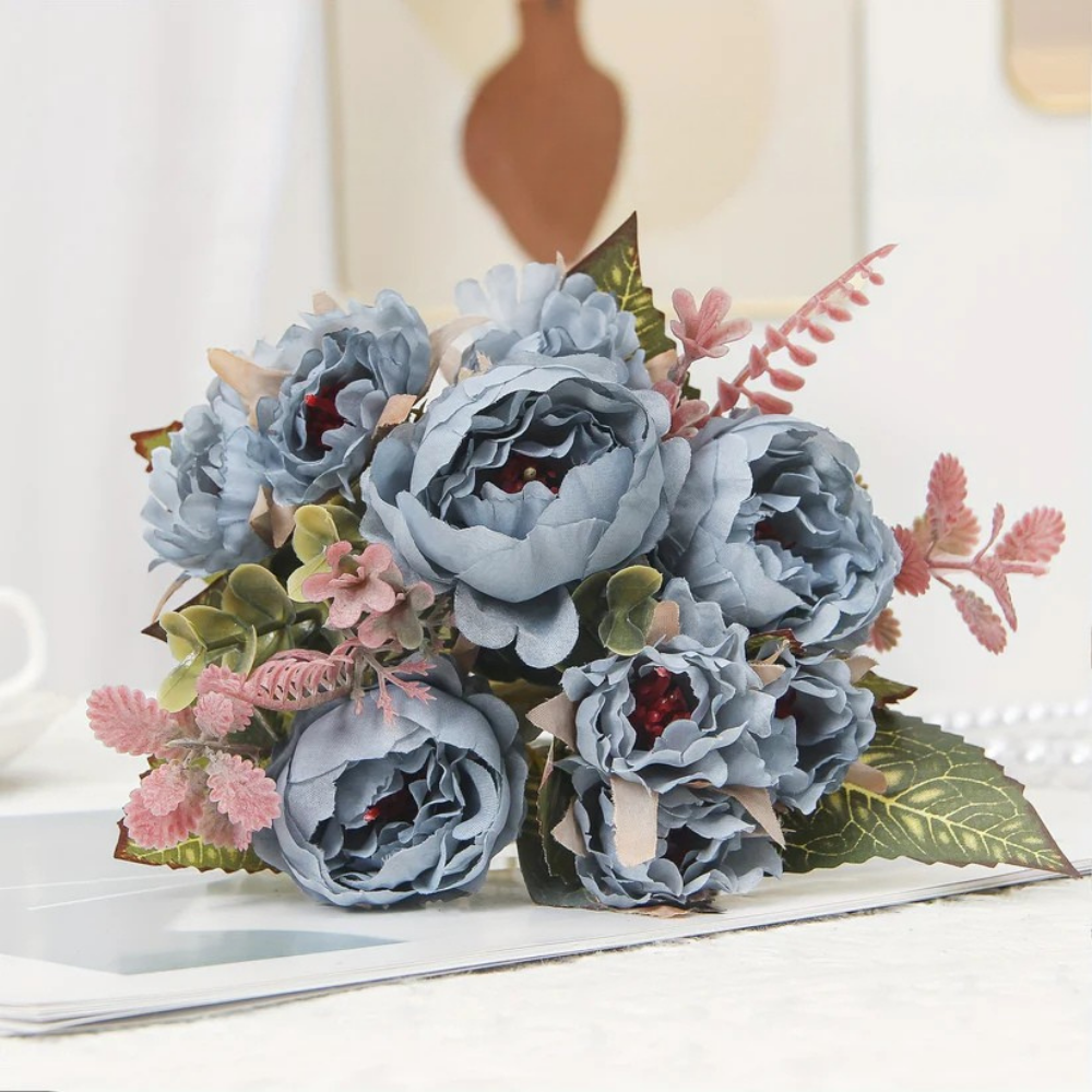 Künstliche Blumen Pfingstrosenstrauß Hochzeitsdekoration Wohnungsdekoration Muttertag