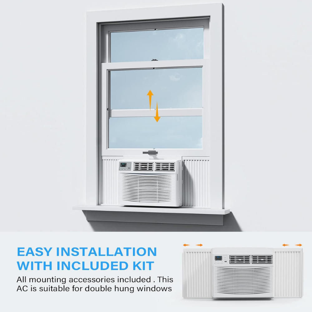 Window AC Unit 12000 BTU Smart Cooling Remote Control