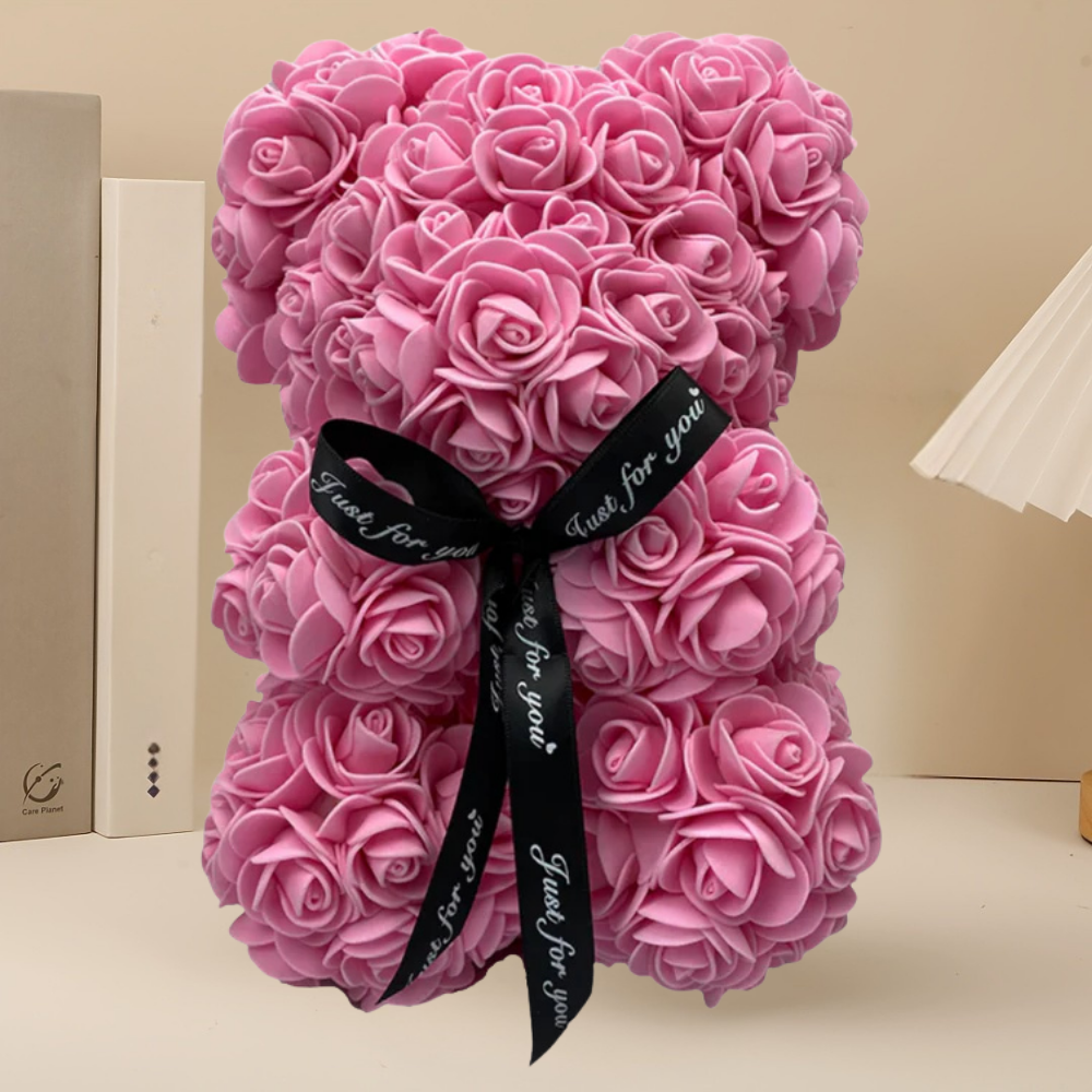 Rosen-Teddybär Künstliche Blumen Geschenk Dekoration Muttertag
