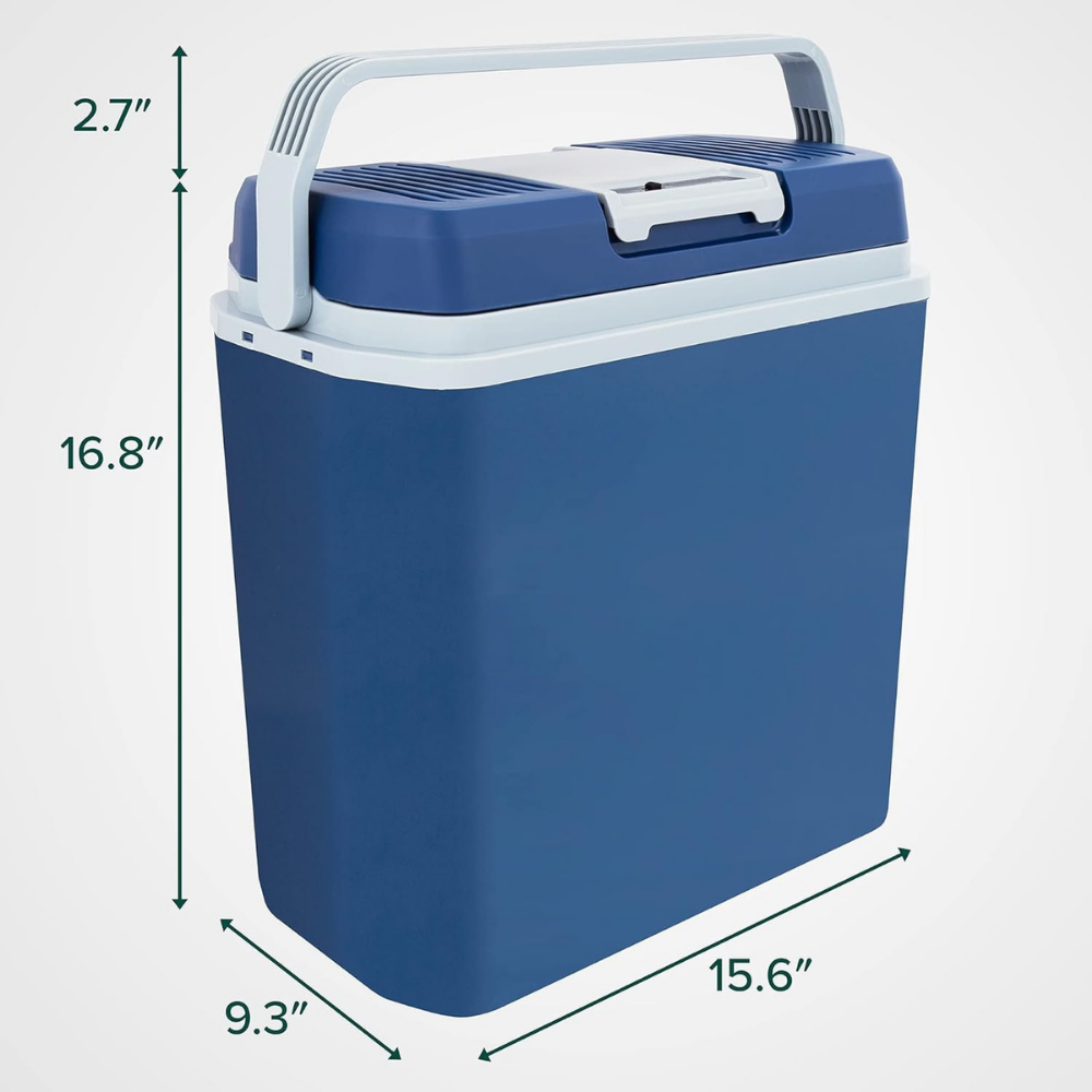 Mini frigorifero portatile refrigeratore e scaldavivande elettrico da viaggio