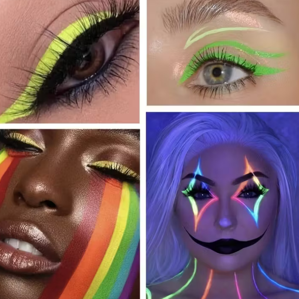 Set di pittura per il corpo Rainbow Split Cake, trucco per il viso, trucco UV, Coppa del Mondo