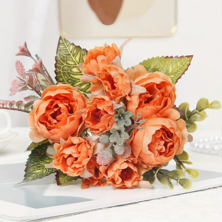 Künstliche Blumen Pfingstrosenstrauß Hochzeitsdekoration Wohnungsdekoration Muttertag