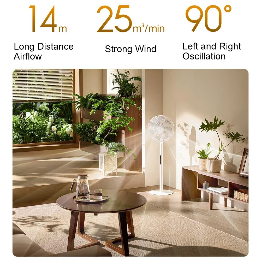 Pedestal Fan Cooling Pedestal Floor Fan Oscillating Quiet
