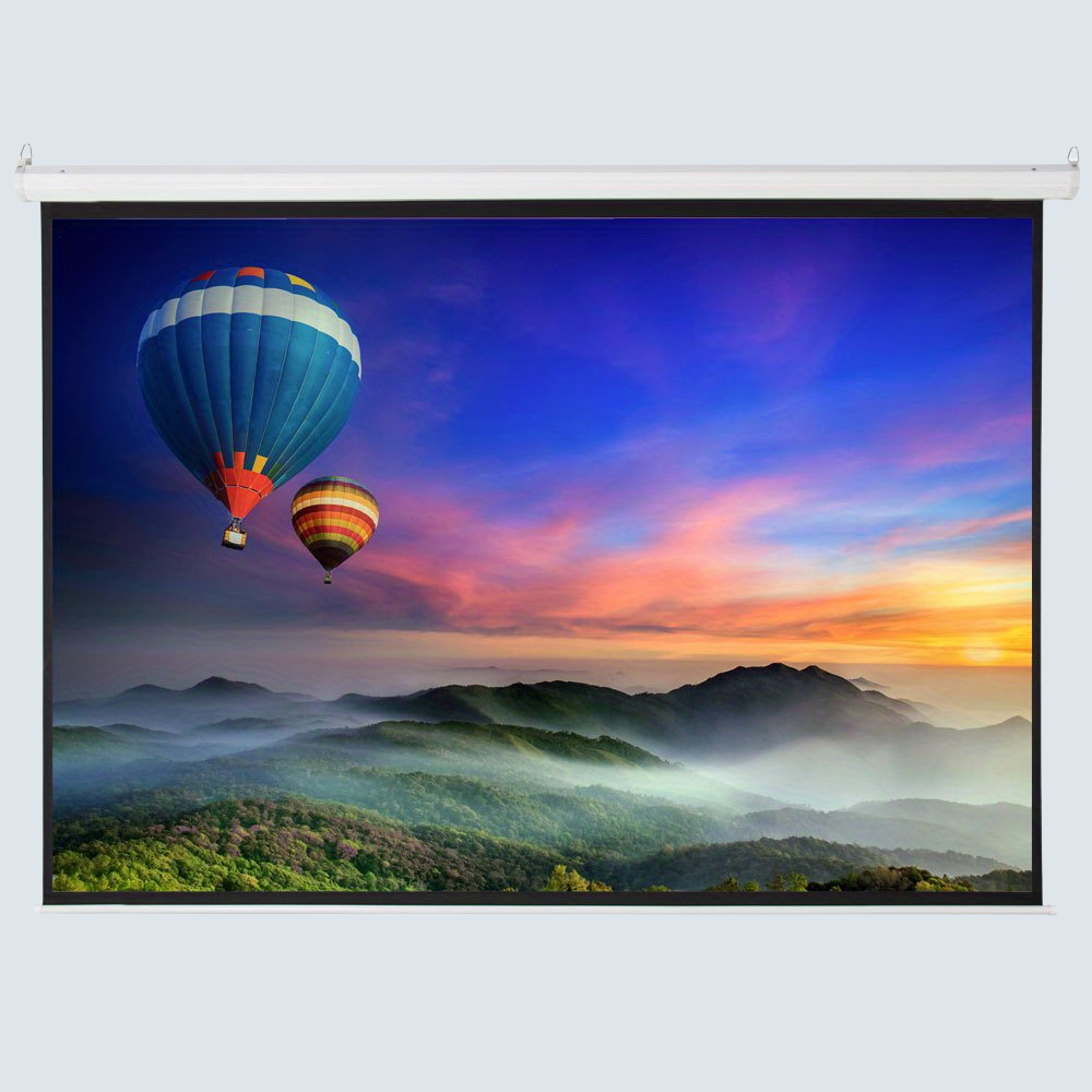 Projector Screen World Cup Motorized 100 Inch Remote Home Theater