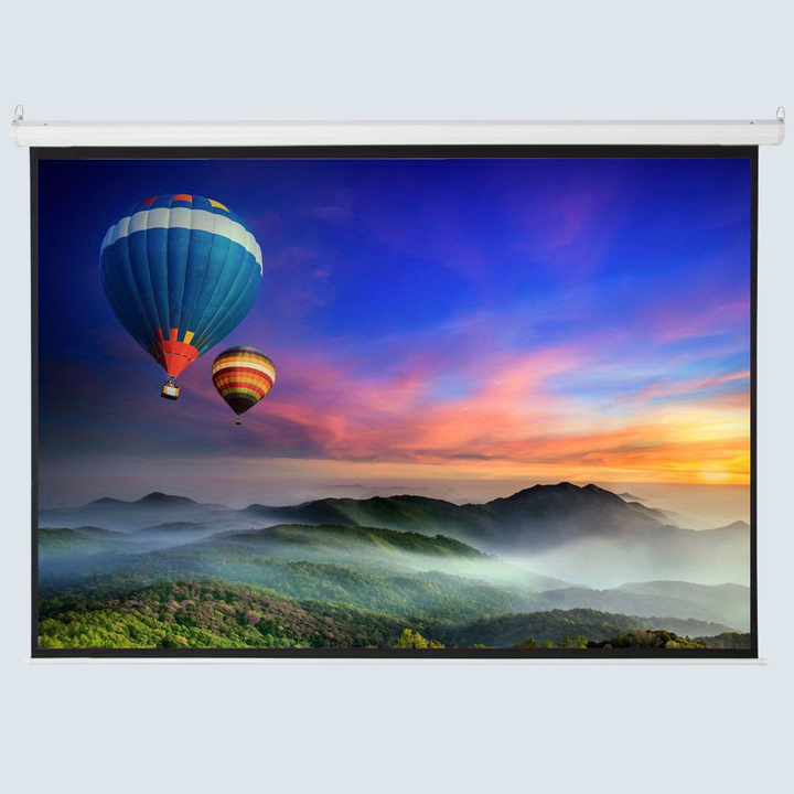 Projector Screen World Cup Motorized 100 Inch Remote Home Theater